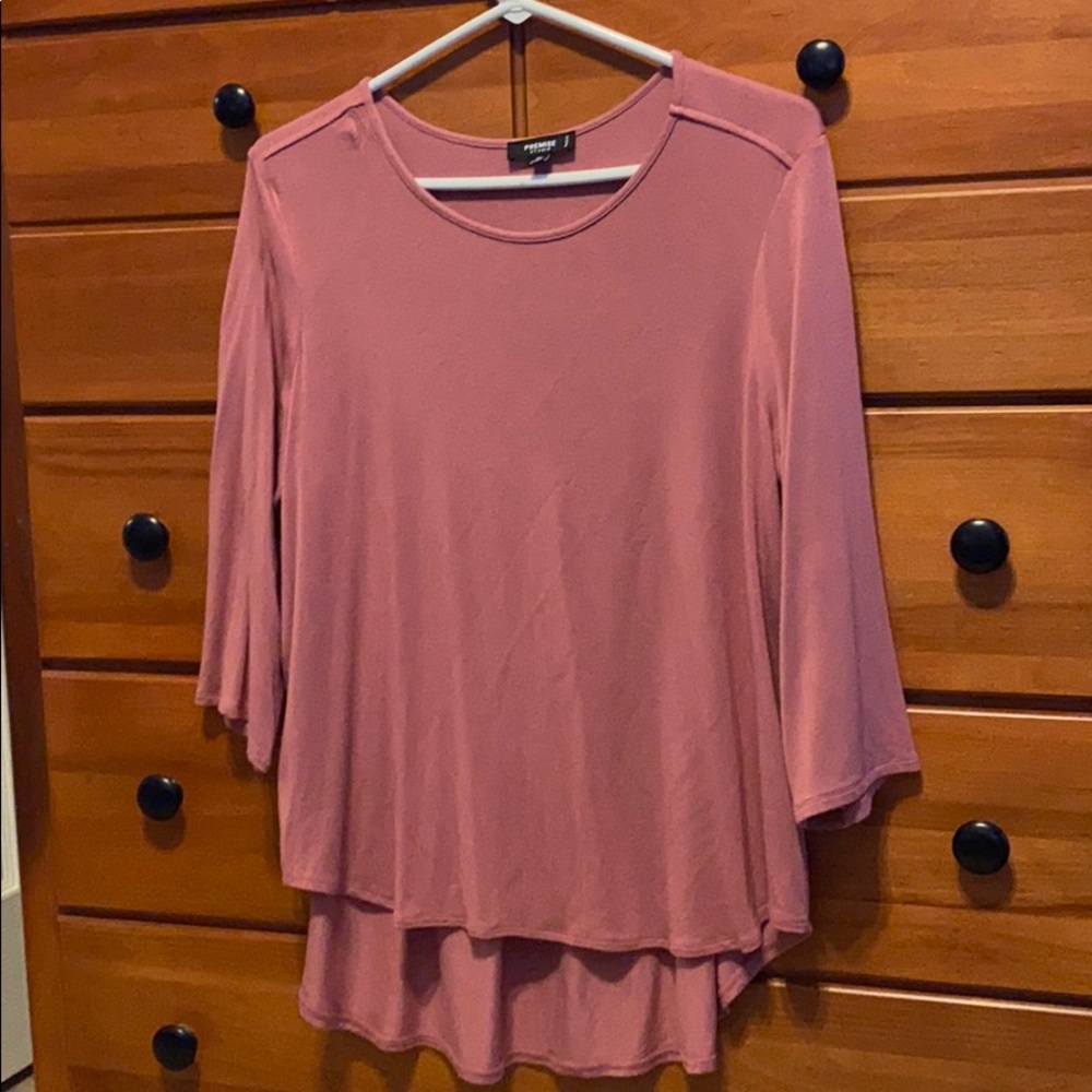 Premise studio pink long sleeve